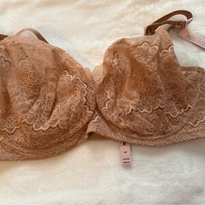 Victoria's Secret Tan Lace Bra